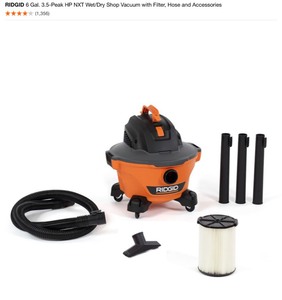 ASSORTED rigid vacuum and filters see pics