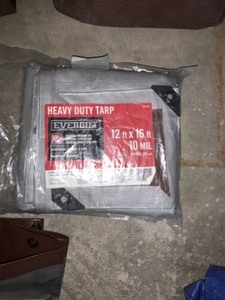EverBUILT blue and brown tarps of different sizes see pics