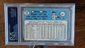 lot 36 image: 1965 Topps Roger Maris Card PSA 4