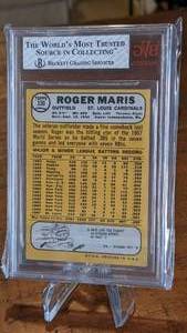 lot 48 image: 1968 Topps Roger Maris Card Beckett 5.5