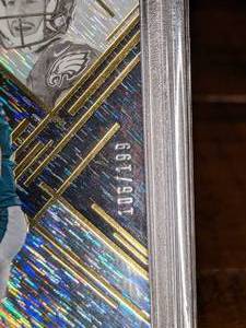 lot 86 image: 2016 Panini Donrus Elite Carson Wentz Black Edition Rookie Card #106199 PSA 10 Gem Mint