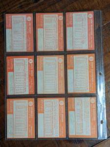 lot 68 image: Group of (9) 1964 Topps Baseball Cards
