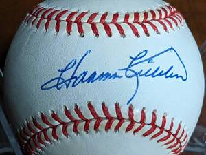 lot 52A image: Harmon Killebrew Hand-Signed Official National League Baseball Beckett Authentication