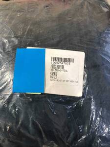 Easton Velvet 3-Piece Cotton Blend Queen Duvet Cover Set in Teal, 40139D-Q-TEAL, NEW