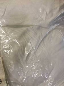 Down-Free Pillow 2-Pack White - Standard  Down Alternative Pillows, PO57-STD-WHITE, NEW