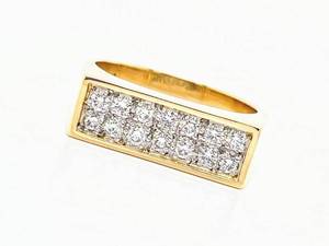 1.00 Carat Sparkling Upscale Diamond Ring in Heavy 14k Yellow Gold $4250 Retail