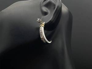 Diamond Stud Earring Jackets in 14k Two-Tone Gold $999 Retail