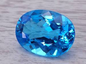 26.30 Carat Fine Intense Blue Topaz $1367 Retail