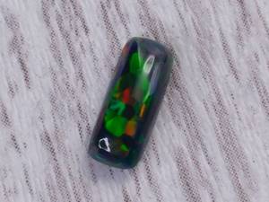 1.15 Carat Intense Black Ethiopian Welo Opal