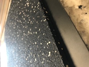 36 SF of High End Grip and Grey Exercise Floor Matting