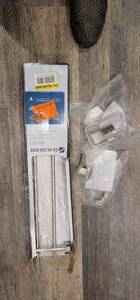 Brushed Nickel Towel Bar &amp Holder, Toilet Paper Holder, New