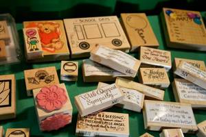 Huge Lot of Scrapbooking, Card Making Stamps