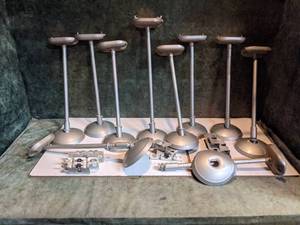 Vintage industrial Metal Light Brackets
