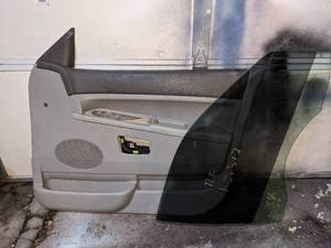 Chrysler Drivers Door Interior Panel & Window Glass