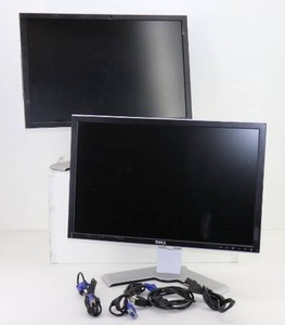 lot 10 image: (2) Dell 2407Wfpb VGADVI Monitors