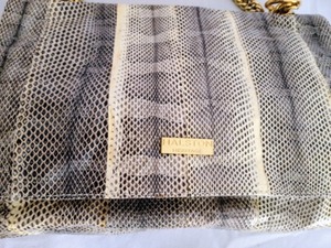 Halston Heritage Faux Snakeskin Handbag