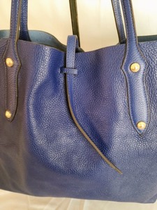 Annabel Ingall Blue Leather Tote
