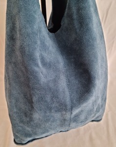 Sundance Blue Leather Tote