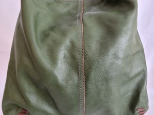 Lucky Brand Green Leather Tote