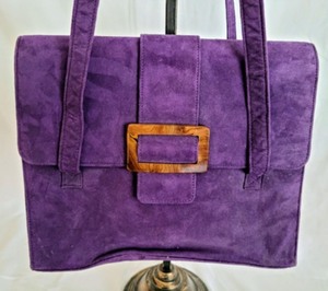 Rafe Purple Suede Handbag