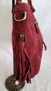 Carla Mancini Red Leather Handbag