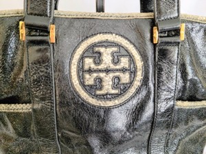 Tory Burch Black Leather Tote