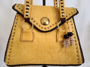 Yellow Leather Handbag