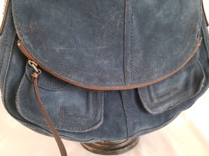Lucky Brand Blue Leather Handbag