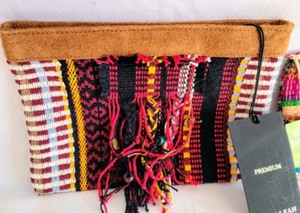Pair of New Woven Makeup Bags