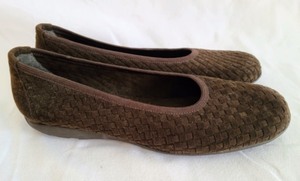 Stuart Weitzman Dark Brown Flats