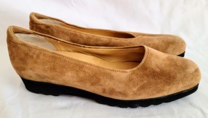 Peter Kaiser Light Brown Suede Wedges