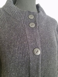 Eileen Fisher Charcoal WoolCashmere Blend Sweater