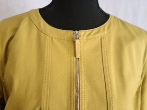 Lafayette 148 Yellow Zip Up Jacket