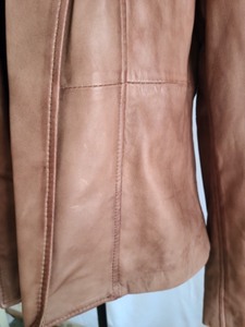 Orvis Brown Leather Jacket