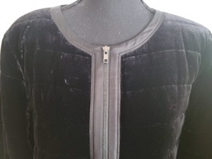 Eileen Fisher Quilted Zip-Up Coat