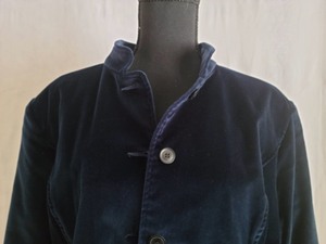 Peruvian Connection Navy Button Up Jacket
