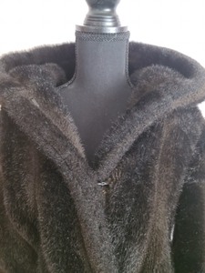 Vintage Faux Fur Hooded Coat