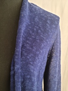 Eileen Fisher Cobalt Mesh Sweater