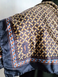 Yves Saint Laurent Silk Scarf