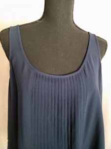 Eileen Fisher Pleated Front Silk Top