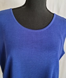 Misook Cobalt Blue Top