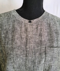 New Pendleton Grey Linen Blend Vest