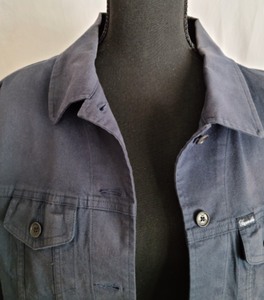 Faconnable Navy Button Up Jacket