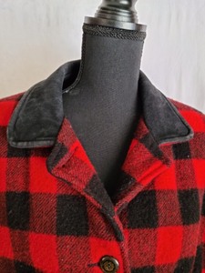 Woolrich Red Plaid Wool Jacket