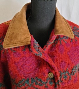 Woolrich Red Wool Coat