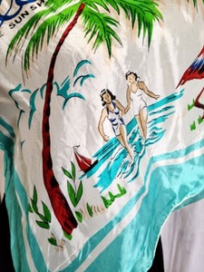 Vintage Florida Print Scarf