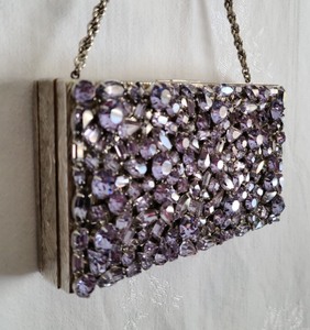 Vintage Rhinestone Makeup Clutch