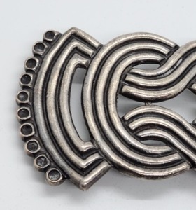 Large Sterling Silver Belt Buckle