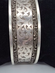Lois Hill Sterling Cuff Bracelet