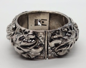 Ornate Silver Cuff Bracelet